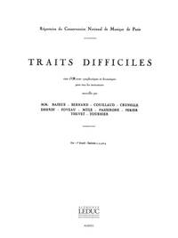 VARIOUS COMPOSERS: TRAITS DIFFICILES VOL.1 (HORN SOLO)