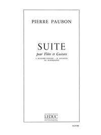 PIERRE PAUBON: SUITE (FLUTE & GUITAR)