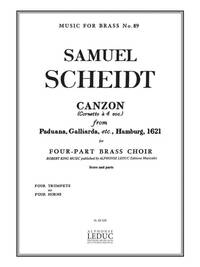 SAMUEL SCHEIDT: CANZON (PADUANA, GALLIARDA ETC 1621) (HORNS 4)