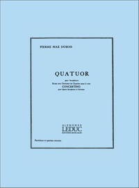 PIERRE MAX DUBOIS: QUARTET (SAXOPHONES)