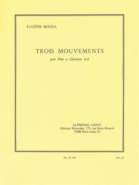 EUGENE BOZZA: TROIS MOUVEMENTS (FLUTE AND CLARINET)