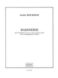 ANDRE BOURDON: BADINERIE (TRUMPET & PIANO) TROMPETTE
