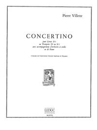PIERRE VILLETTE: CONCERTINO OP.43 (TRUMPET & PIANO) TROMPETTE