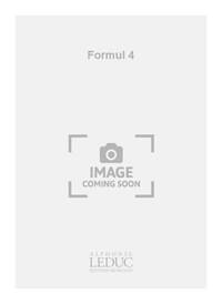 JEAN-CLAUDE & MARC TAVERNIER J.C.& M.: FORMUL 4 (PERCUSSIONS 4)