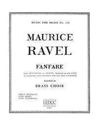 MAURICE RAVEL: FANFARE (ENSEMBLE-BRASS 8 OR MORE) TROMPETTE