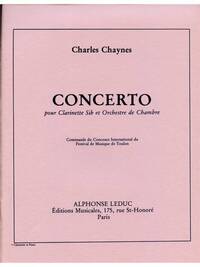 CHARLES CHAYNES: CONCERTO (CLARINET & PIANO)