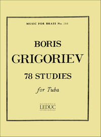 GRIGORIEV: 78 STUDIES TUBA MFB288