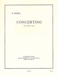 EUGENE BOZZA: CONCERTINO (TRUMPET & PIANO) TROMPETTE