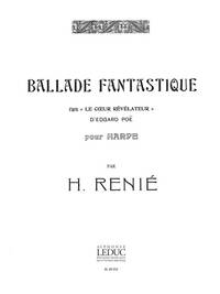 RENIE HENRIETTE BALLADE FANTASTIQUE HARP SOLO BOOK