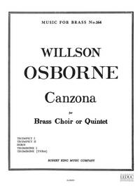 WILLSON OSBORNE: CANZONA (QUINTET-BRASS)