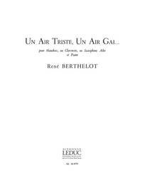 RENE BERTHELOT: OULED NAIL (CLARINET & PIANO)