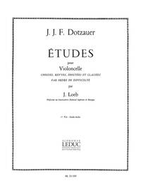 JUSTUS JOHANN FRIEDRICH DOTZAUER: ETUDES VOL.1 (CELLO SOLO)