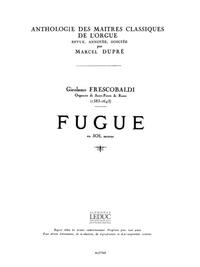 GIROLAMO FRESCOBALDI: FUGUE IN G MINOR (MAITRES CLASSIQUES NO.16) (ORGAN)