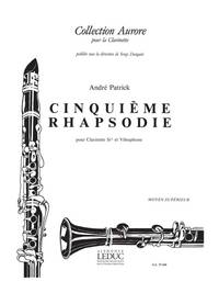 ANDRE PATRICK: RHAPSODIE NO.5 (CLARINET & PERCUSSION)