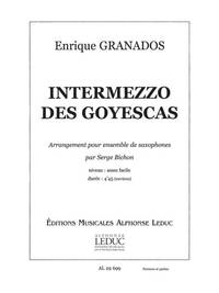 ENRIQUE GRANADOS Y CAMPINA: GOYESCAS (SAXOPHONE ENSEMBLE (5 OR MORE))