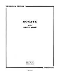 GEORGES MIGOT: SONATE EN 5 PARTIES (FLUTE & PIANO)