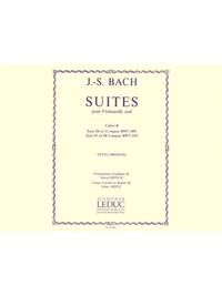 JOHANN SEBASTIAN BACH: 6 SUITES VOL.2: NO.3 & NO.4 (CELLO SOLO)