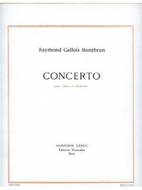 RAYMOND GALLOIS-MONTBRUN: CONCERTO (VIOLIN & PIANO)