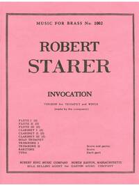 STARER INVOCATION VARIOUS INSTRUMENTS MFB271 SCORE/PARTS