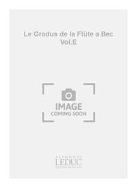 PIERRE PAUBON: LE GRADUS DE LA FLUTE A BEC VOL.E (ALTO/SOPRANINO/BASS) (RECORDER SOLO)