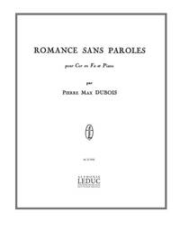 PIERRE MAX DUBOIS: ROMANCE SANS PAROLES (HORN & PIANO)
