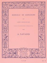 AUGUSTIN SAVARD: MORCEAU DE CONCOURS (CORNET/PIANO) TROMPETTE