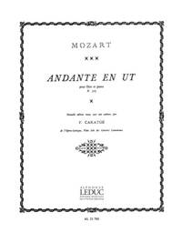 WOLFGANG AMADEUS MOZART: ANDANTE KV315 IN C MAJOR (FLUTE & PIANO)