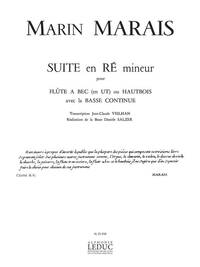 MARIN SUITE IN D MINOR 4EME LIVRE 1ERE SUITE REC OR OBOE & BASS CONT