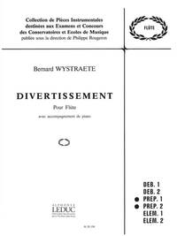 BERNARD WYSTRAETE: DIVERTISSEMENT (FLUTE & PIANO)