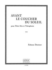 EDISON DENISOV: AVANT LE COUCHER DU SOLEIL (FLUTE & PERCUSSION)