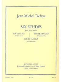JEAN MICHEL DEFAYE: 6 ETUDES (TUBAS 2)