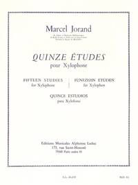 MARCEL JORAND : 15 ETUDES POUR XYLOPHONE - RECUEIL - XYLOPHONE