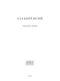 CLOUZOT A LA SANTE DE NOE 3 PART MALE VOICE CHOIR A CAPPELLA