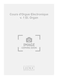 PRADLEY COURS D'ORGUE ELECTRONIQUE VOLUME 1 ELECTRIC ORGAN BOOK