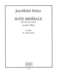 JEAN MICHEL DEFAYE: SUITE MINERALE VOL.2 (CLARINET & PIANO)