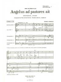 PINKHAM DANIEL ANGELUS AD PASTORES AIT MFB614V VOCAL SCORE