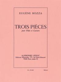 EUGENE BOZZA: 3 PIECES (FLUTE/GUITAR)
