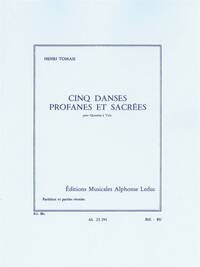 HENRI TOMASI: 5 DANSES PROFANES ET SACREES (QUINTET-WIND)