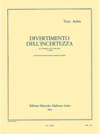 TONY AUBIN: DIVERTIMENTO DELL'INCERTEZZA (CLARINET & PIANO)