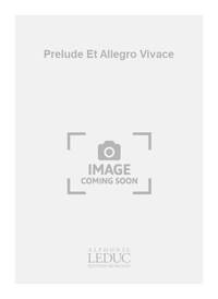 F. FONTAINE: PRELUDE ET ALLEGRO VIVACE (DOUBLE BASS & PIANO)