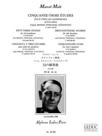 MARCEL MULE: 53 ETUDES VOL.3, D'APRES BOEHM, TERSCHAK ET FURSTENAU