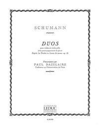 ROBERT ALEXANDER SCHUMANN: DUOS D'APRES LES ETUDES EN FORME DE CANON (TRIO - PIANO)