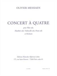 OLIVIER MESSIAEN: CONCERT A QUATRE (ORCHESTRA)