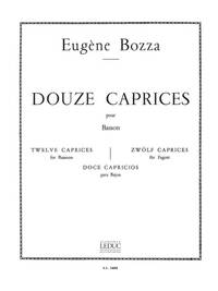 EUGENE BOZZA: 12 CAPRICES (BASSOON)
