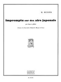 HENRI BUSSER: IMPROMPTU SUR DES AIRES JAPONAIS (HARP SOLO)