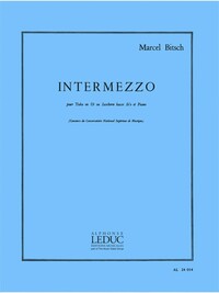 MARCEL BITSCH : INTERMEZZO - TUBA EN UT OU SAXHORN BASSE EN SI BEMOL ET PIANO