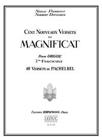 JOHANN PACHELBEL: 100 NOUVEAUX VERSETS DE MAGNIFICAT VOL.2 (ORGAN)