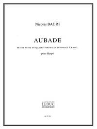 BACRI NICOLAS AUBADE HARP BOOK
