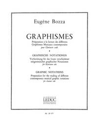 EUGENE BOZZA: GRAPHISMES (CLARINET SOLO)