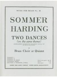JACOB & JOHN HARDING J.& SOMMER J.: 2 DANCES (QUINTET-BRASS)